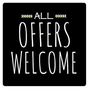 All offers welcome! Bundles all receive discounts!